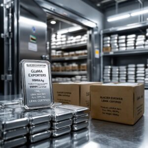 LBMA-Certified Silver Bars (99.99% Pure)